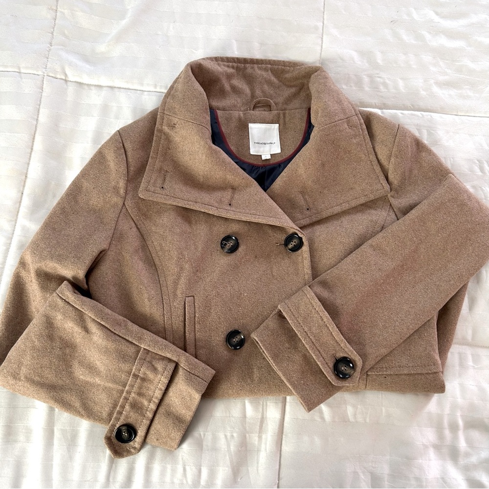 Thread & Supply double breasted Peacoat